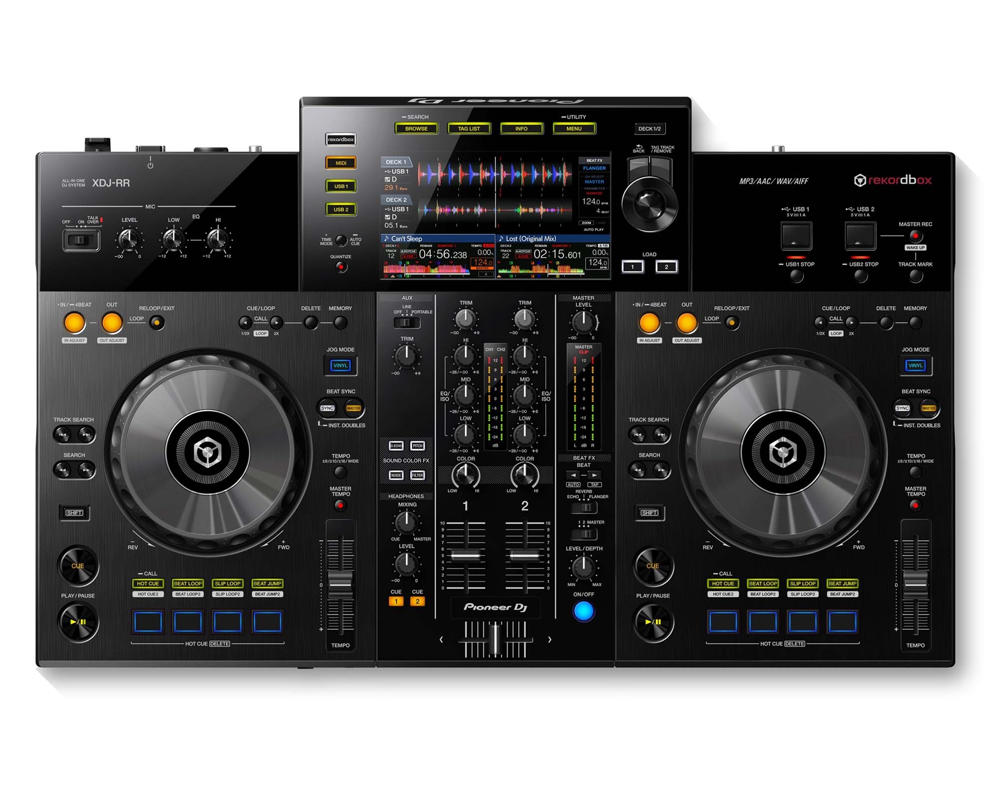 Pioneer XDJ-RR All-in-One 2-Ch Performance DJ System for Rekordbox