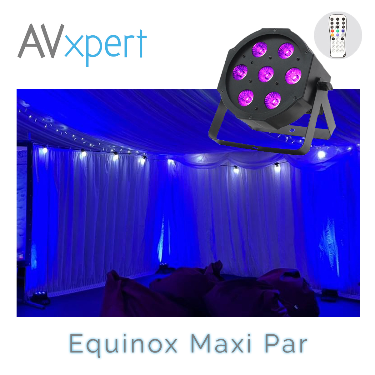 Equinox MaxiPar Quad Uplighter