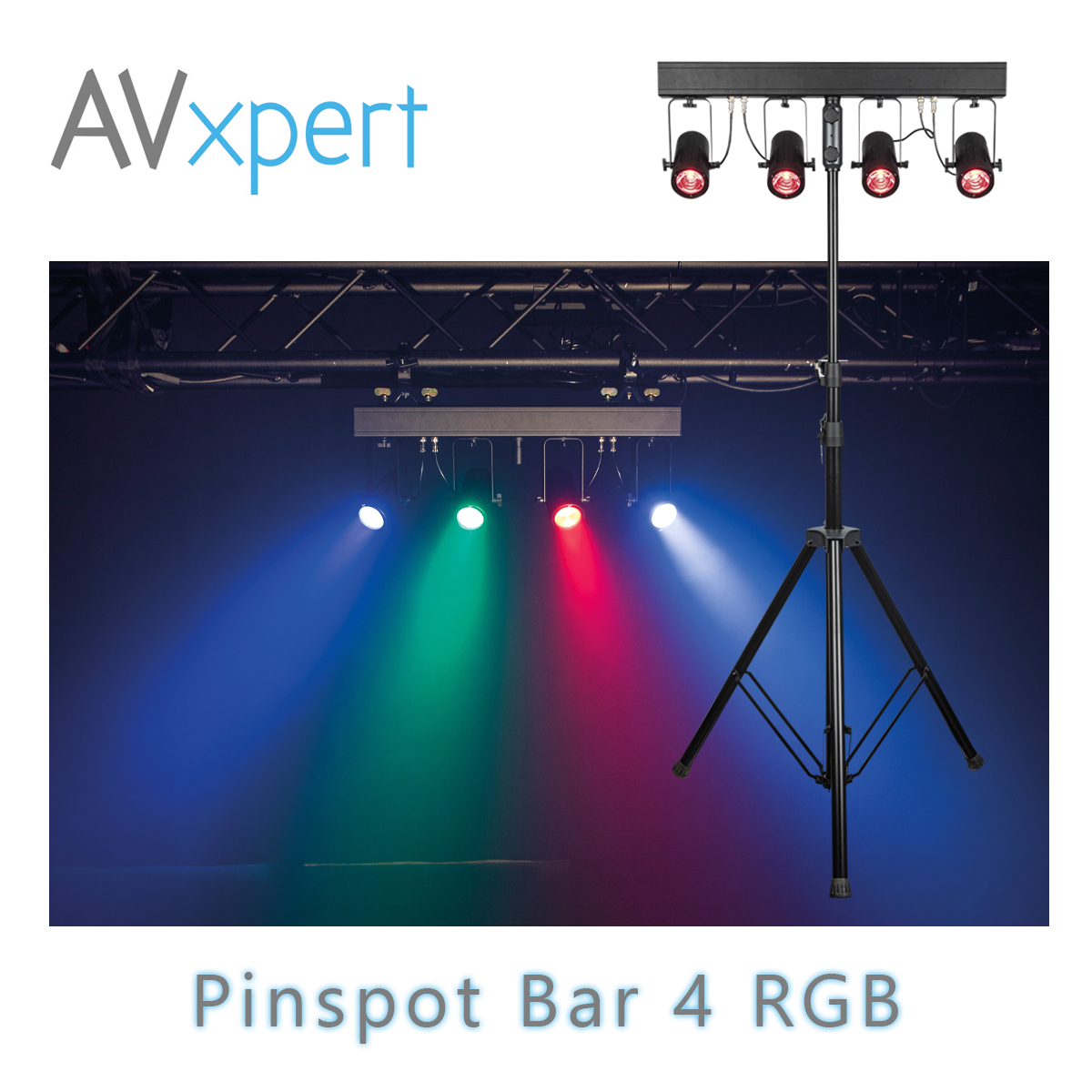 Showtec Pinspot Bar 4 RGBW
