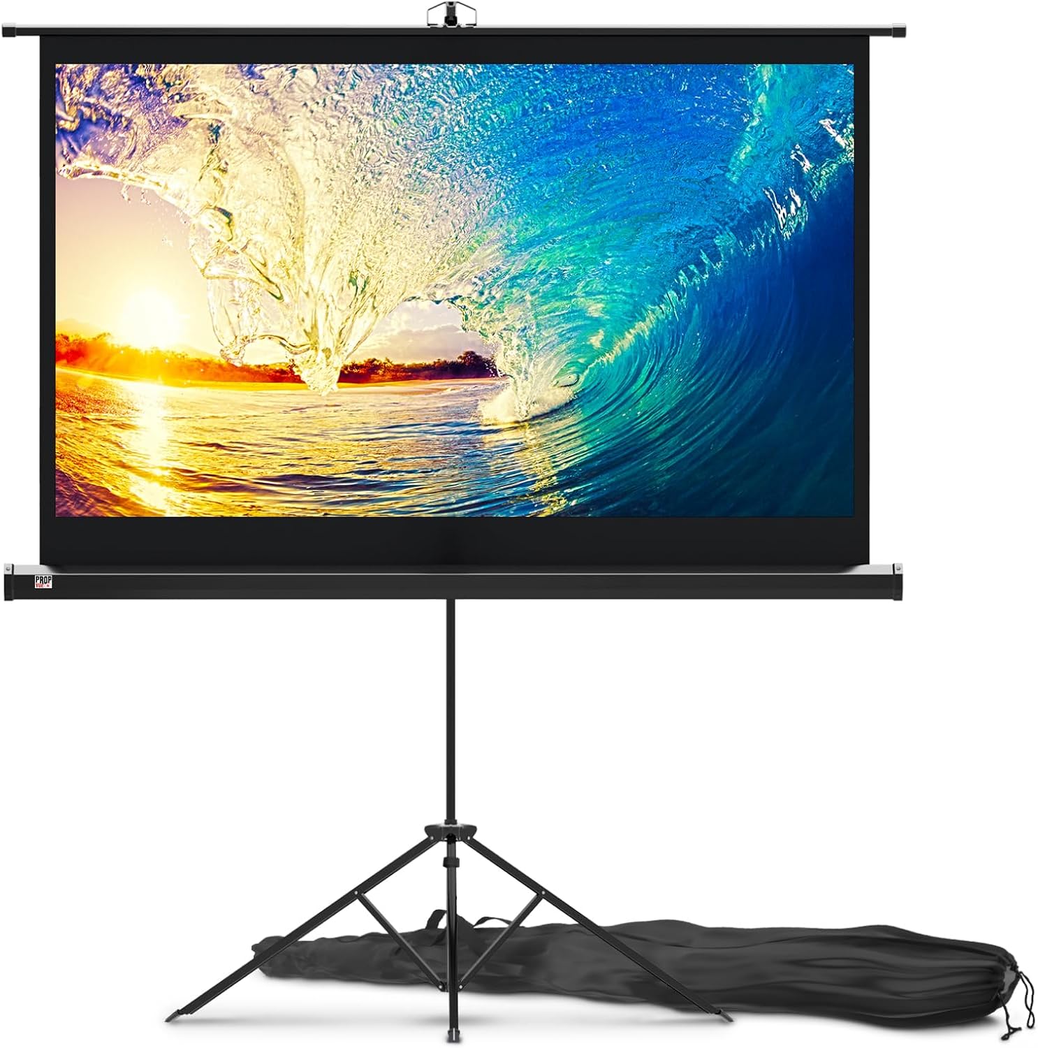 1.47m Wide 16:9 Tripod Projector Screen