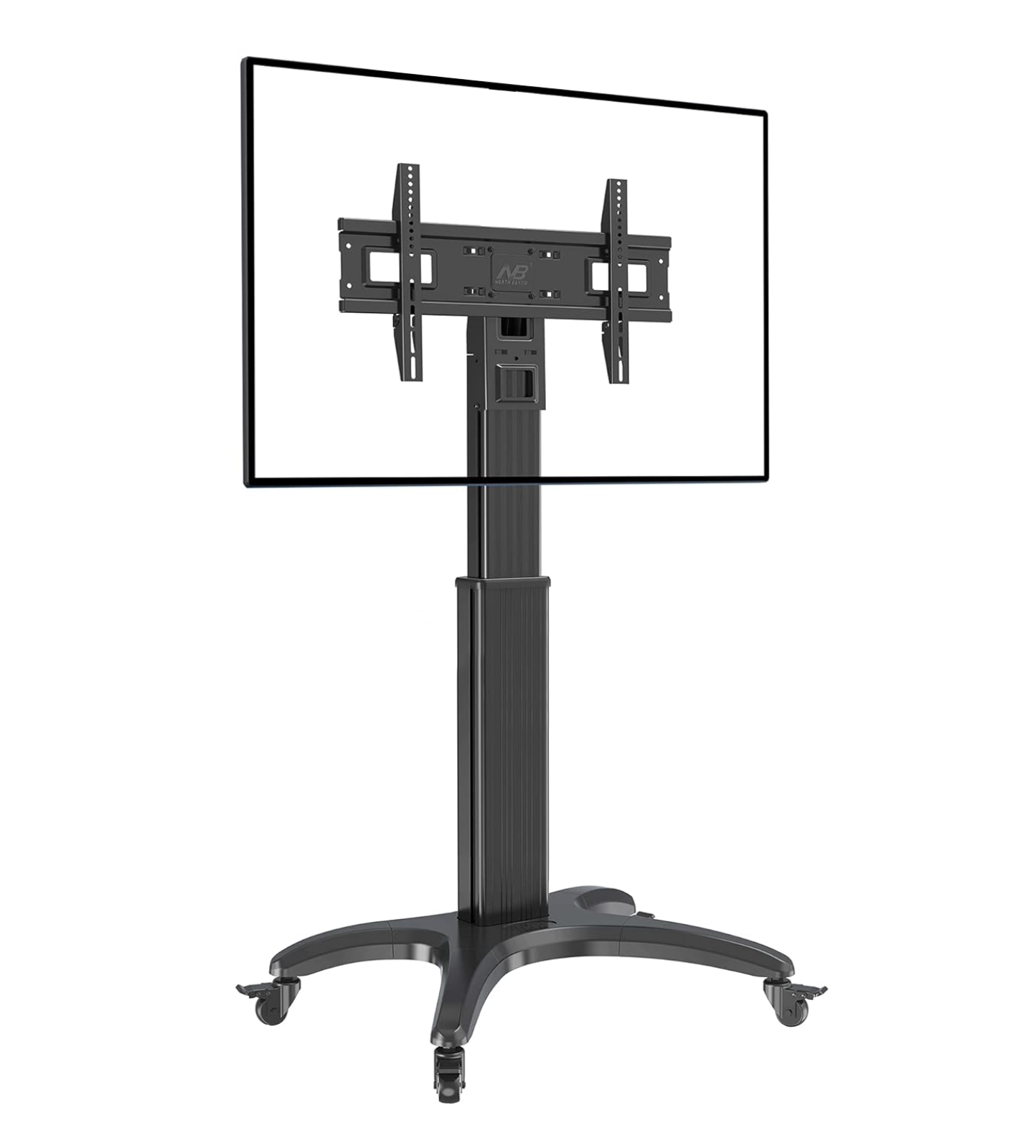 Mobile TV Unit Display Stand for 32" - 75" Displays (Black/ Grey)