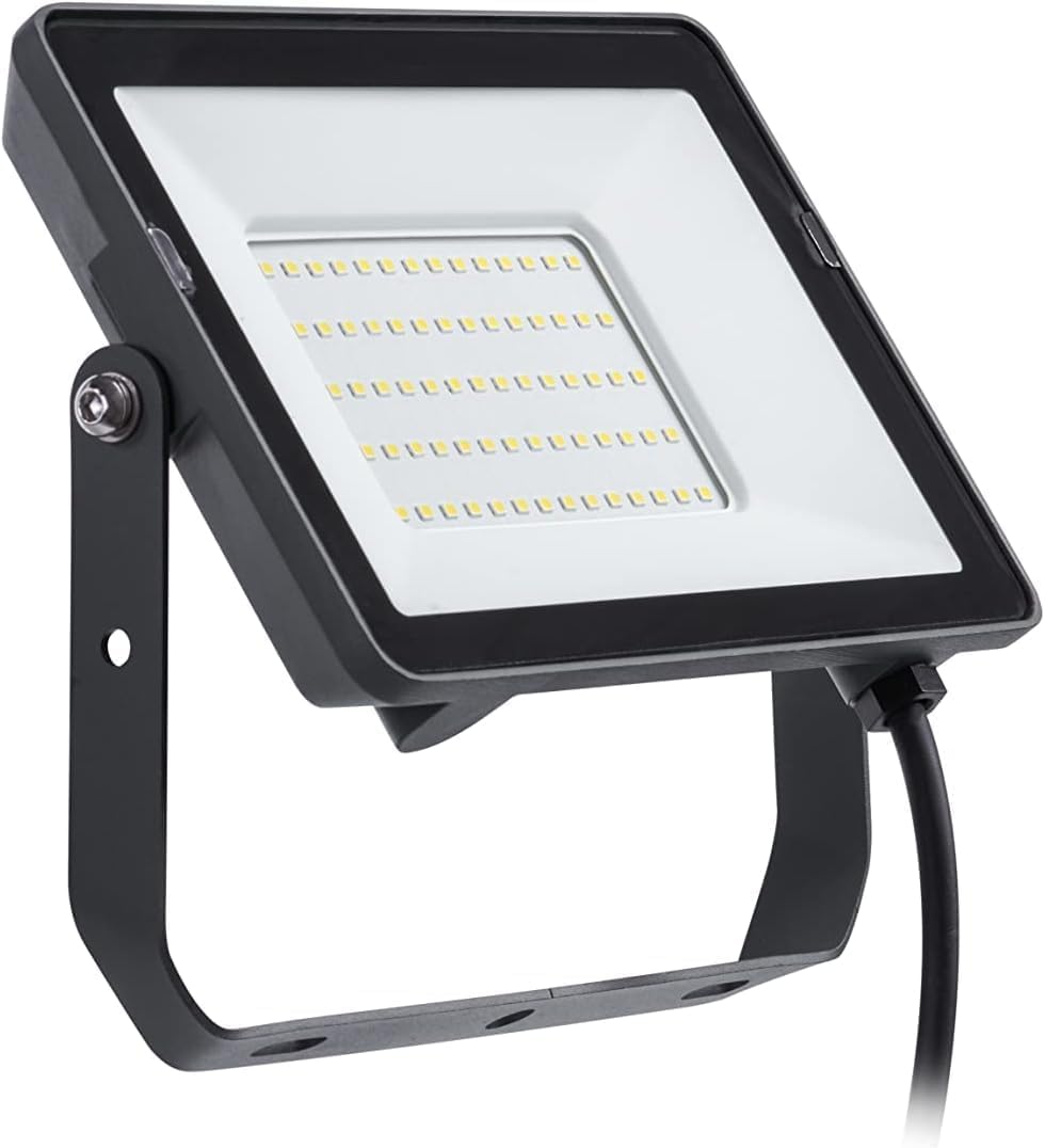 Philips Projectline 50W LED 3000K Warm White Floodlight with 16A 1ph Plug