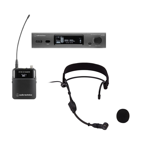 Audio Technica Pro9cH Wireless Head-worn Sports Microphone Set (CH38)