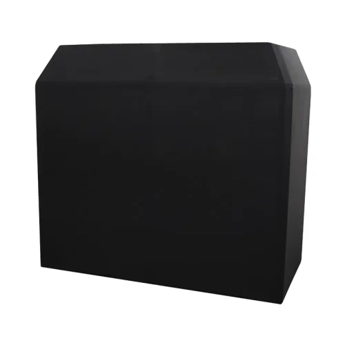 Large DJ Booth with Black Frontal Cloth