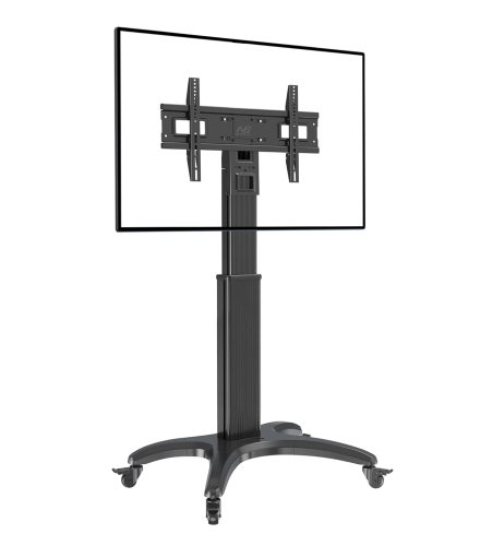 Mobile TV Unit Display Stand for 32" - 75" Displays (Black/ Grey)