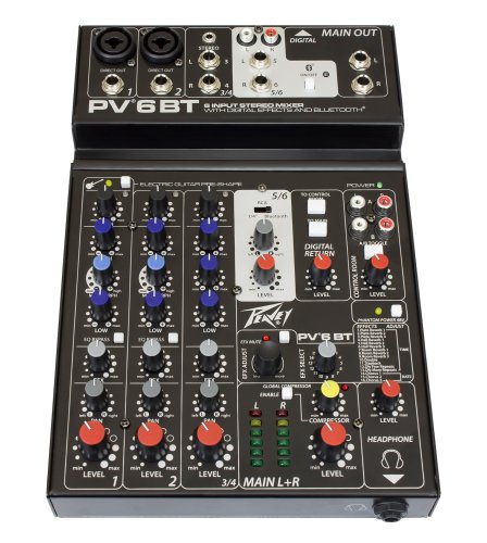 Peavey PV6 BT Mixer with Bluetooth