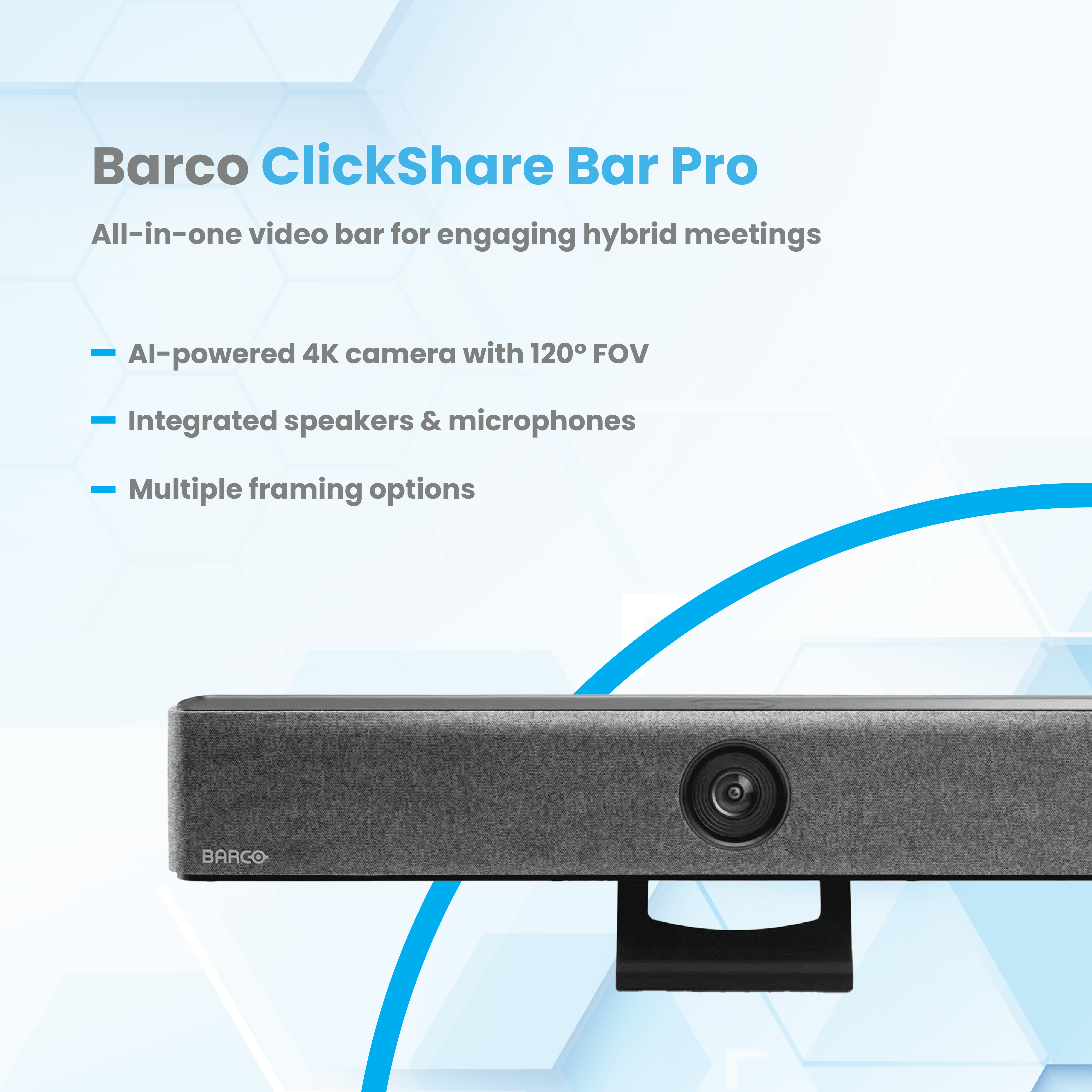 Elevate Your Hybrid Meetings with the Barco ClickShare Bar Pro | AV Xpert